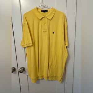 POLO by Ralph Lauren Bright Yellow Polo Shirt Size XXL. Like New!
